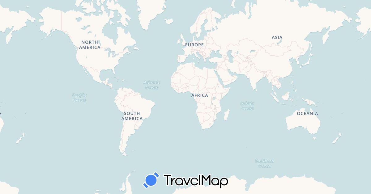 TravelMap itinerary: driving, cycling, boat in Austria, Belgium, Czech Republic, Germany, Denmark, Estonia, Finland, France, Croatia, Italy, Lithuania, Luxembourg, Latvia, Norway, Poland, Russia, Sweden (Europe)